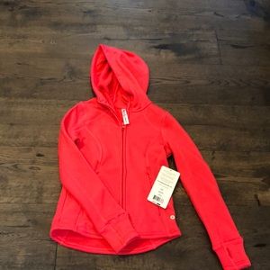 Pink zip up hoodie
